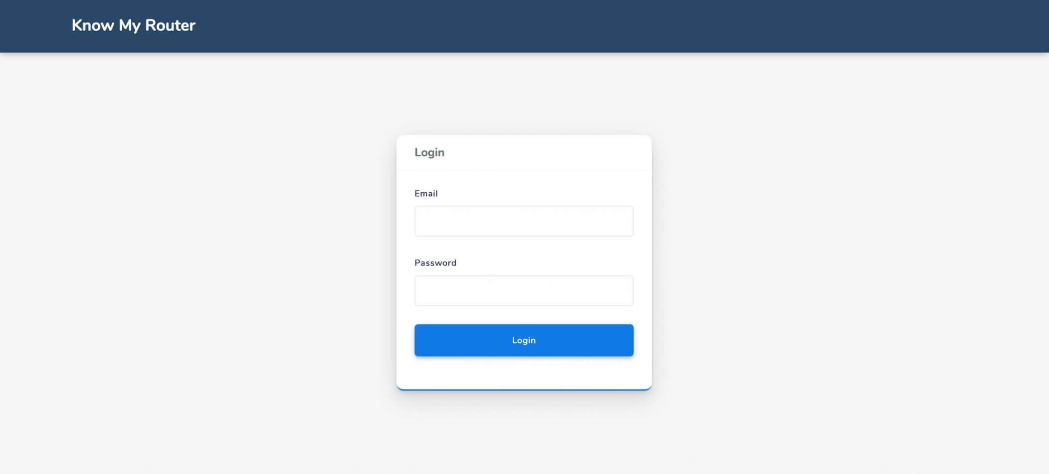 Smart Hub - Login